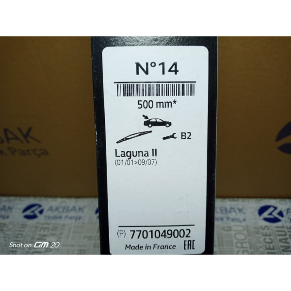 7701049002 - LAGUNA 2 ARKA SİLGİ FIRÇASI LGN II