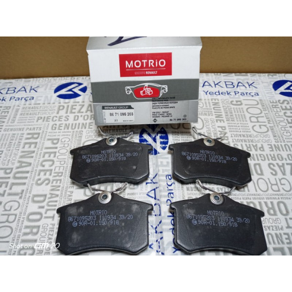 8671095203 - MEGANE 1 MOTRIO ARKA DİSK FREN BALT MGN